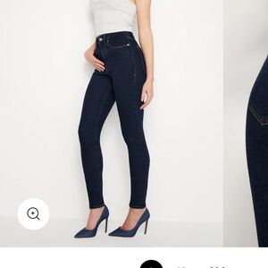 NET good American always fits good leg jeans size 00-4